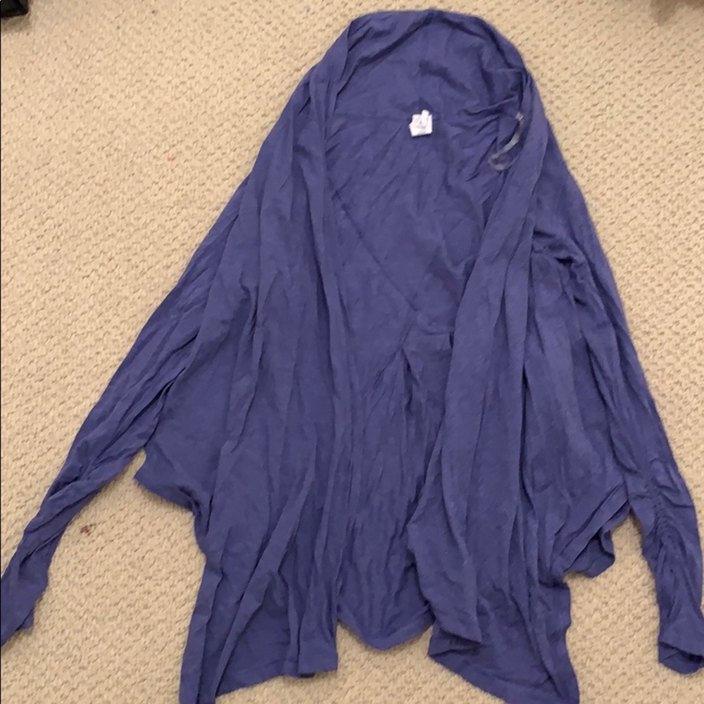 Blue cardigan